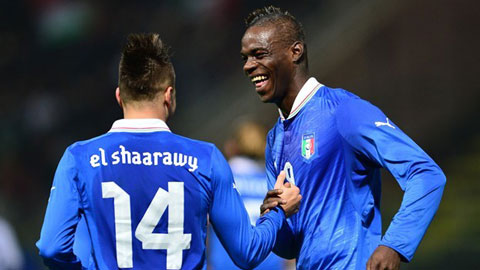 ĐT Italia: Conte lần đầu triệu tập Balotelli & El Sharaawy