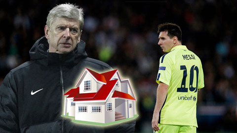 Arsenal "mất" Messi vì tiếc tiền mua 1 căn hộ