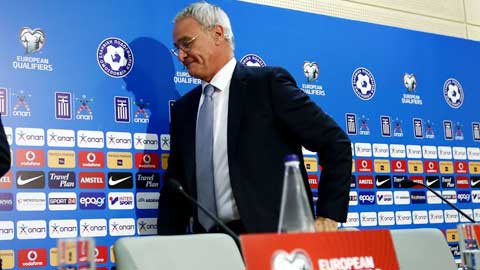 Hy Lạp thua sốc Đảo Faroe 0-1: Ranieri bị sa thải!