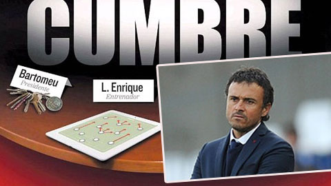 HLV Luis Enrique không lo bị Barca sa thải