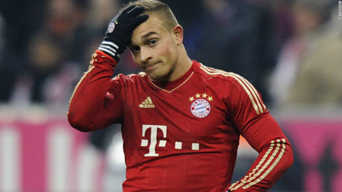 Bayern sẵn sàng để Shaqiri ra đi với giá 20 triệu euro