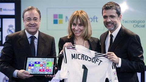 Microsoft cung cấp sản phẩm và dịch vụ cho Real Madrid