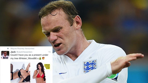 Rooney bị chơi xỏ trên Twitter
