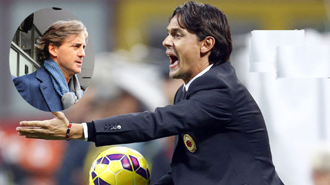 Hướng tới Derby Milan: Inzaghi lúng túng vì Mancini