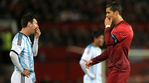 Ronaldo và Messi tình cảm như đôi bạn thân