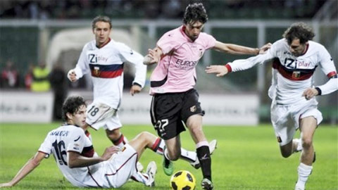 02h45 ngày 25/11: Genoa vs Palermo