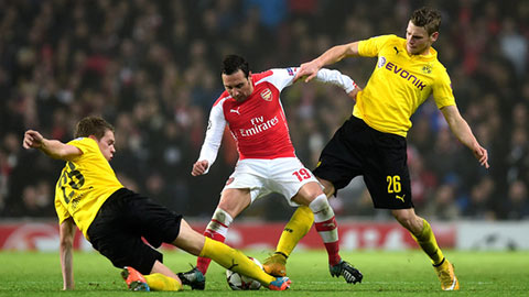 Chấm điểm trận Arsenal 2-0 Dortmund: Vinh danh Cazorla!