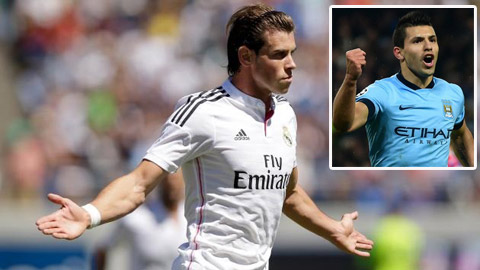 Real sẵn sàng để Bale ra đi để có tiền mua Aguero