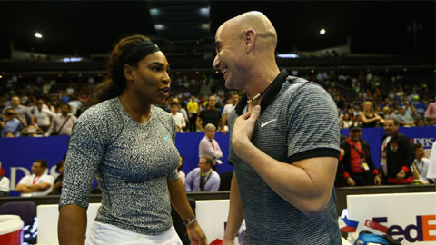 Andre Agassi và Serena Williams: Của “chàng” công “thiếp”