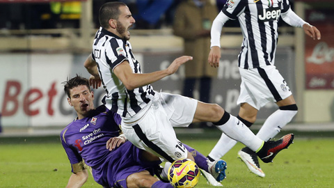 Fiorentina 0-0 Juventus: 1 điểm chấp nhận được của "Bà đầm già"