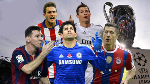 Điểm mặt các ƯCV vô địch Champions League 2014/15