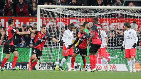 Guingamp 1-0 PSG: Khép lại một tuần tồi tệ