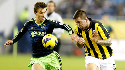 02h30 ngày 19/12: Ajax vs Vitesse