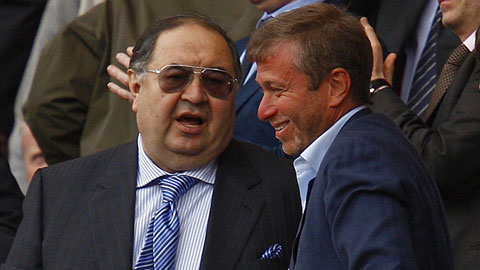 Abramovich và Usmanov mất trắng hơn 1 tỷ USD trong vòng 48 tiếng