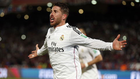 Ramos là cây săn bàn thứ 4 của Real Madrid trong năm 2014
