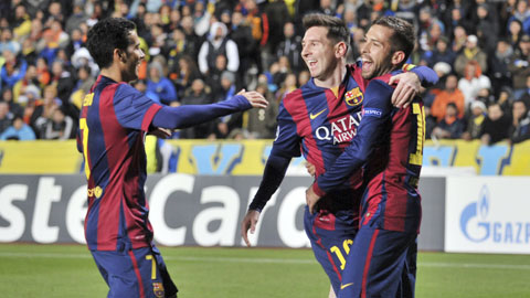 Barca khép lại năm 2014: Messi vẫn là điểm nhấn