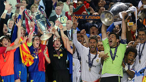 Barca 2009 vs Real 2014: Đội nào hay hơn?