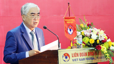 Chủ tịch VFF Lê Hùng Dũng: “2015 là năm bản lề của bóng đá Việt Nam”