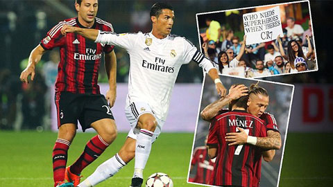 Real Madrid 2-4 AC Milan: Sốc ở Dubai