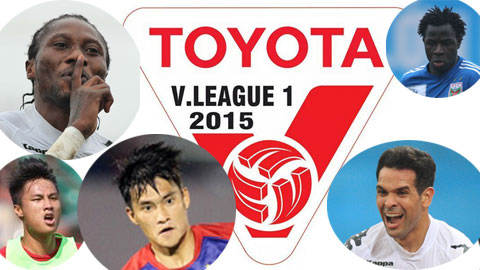 5 ứng cử viên vua phá lưới tại V-League 2015
