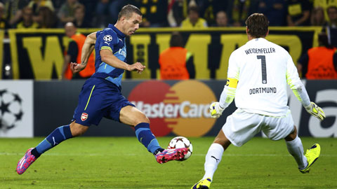 Podolski kịp ra sân derby d'Italia: Phép màu từ “kèo trái” Poldi