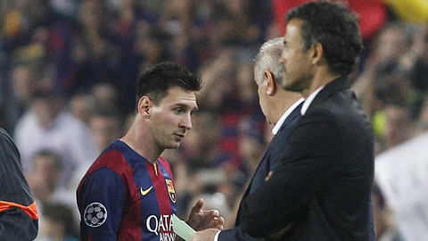 Messi và Enrique ngày càng mâu thuẫn sâu sắc