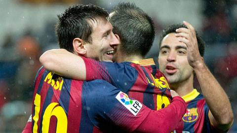 Điểm tin trưa 7/1: Đồng đội thuyết phục Messi ở lại Barca