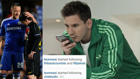 Messi trở thành fan của... Chelsea trên Instagram: Cú nhấp ngón tay  tai hại của Messi