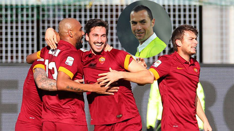 Udinese 0-1 Roma: Thắng nhờ trọng tài!