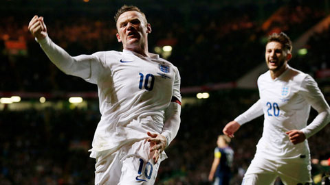 Vượt Welbeck và Sterling, Rooney là cầu thủ Anh xuất sắc nhất 2014