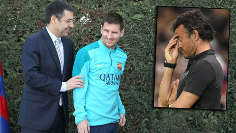 Barca sẽ “trảm” Luis Enrique để làm vừa lòng Messi