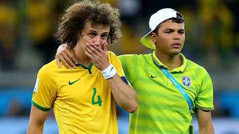 David Luiz & Thiago Silva: Hai người Brazil “lạ lẫm” trong ĐHTB 2014