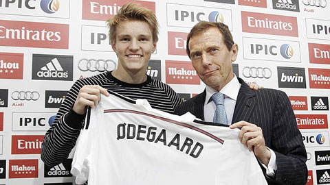 Martin Odegaard ra mắt tại Real Madrid