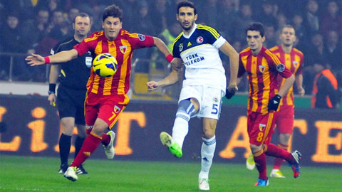 01h30 ngày 28/1: Kayserispor vs Fenerbahce