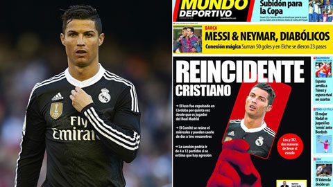 Hôm nay công bố án phạt của Ronaldo: Chỉ Barca sốt sắng