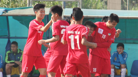 Vòng loại giải U19 QG – Cúp Tôn Hoa Sen 2015: Xác định 4 đội có mặt ở vòng chung kết!