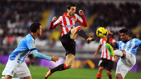04h00 ngày 30/1: Bilbao vs Malaga