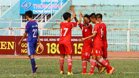 Vòng loại U19 QG – cúp Tôn Hoa Sen 2015: Đã xác định 7 đội dự VCK