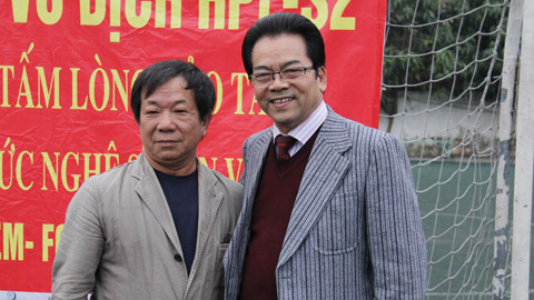 Cựu cầu thủ Đặng Gia Mẫn, NSƯT Trần Nhượng tham gia bóng đá từ thiện ủng hộ nghệ sỹ Hán Văn Tình