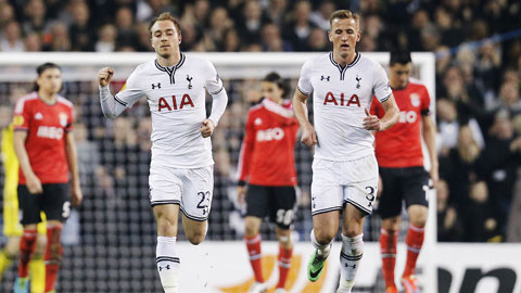 Tottenham: Kane & Eriksen kiếm nhiều điểm nhất