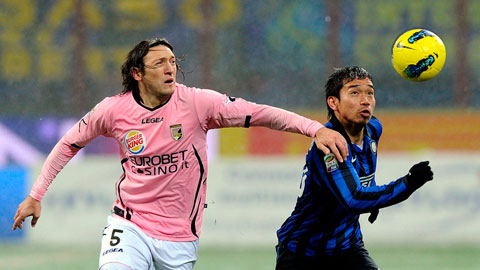 02h45 ngày 9/2, Inter vs Palermo: Thay đổi lịch sử