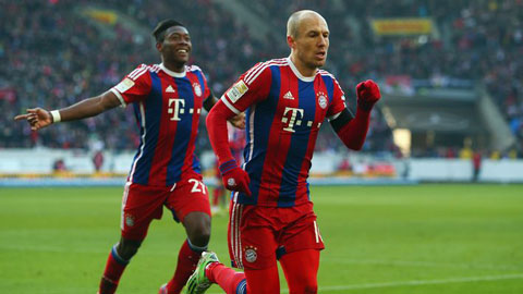 Vòng 20 Bundesliga: Bayern, Dortmund cùng thắng