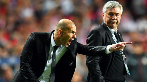Zidane đang “đe dọa” HLV Ancelotti