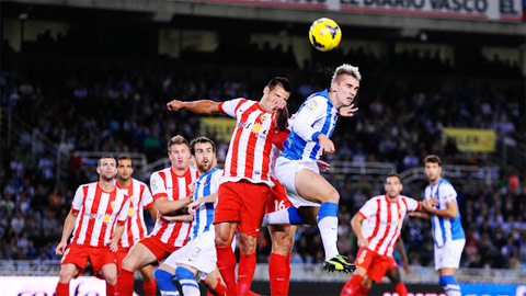 02h45 ngày 14/2: Almeria vs Sociedad