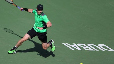 Murray thua sốc, Djokovic và Federer vào bán kết tại Dubai