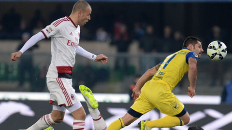 Chievo 0-0 Milan: Thất vọng Rossoneri!
