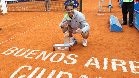 Rafael Nadal xác lập kỷ lục tại Buenos Aires
