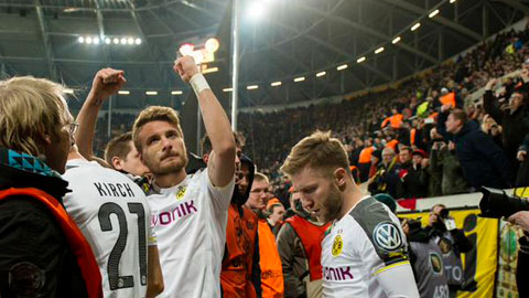Vòng 1/8 cúp Quốc gia Đức: Immobile tỏa sáng, Dortmund đi tiếp