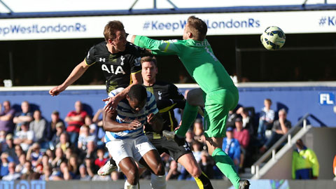 QPR 1-2 Tottenham: Kane lập cú đúp