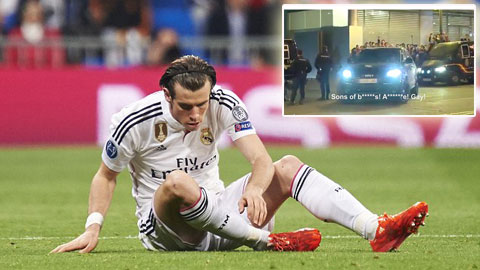 CĐV Real chặn đầu xe, sỉ nhục Bale